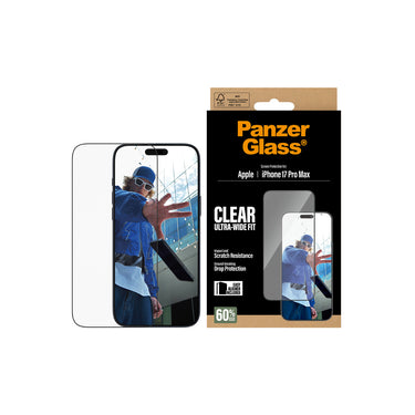 PanzerGlass UltraWide Fit Screen Protector for iPhone 17 Pro Max